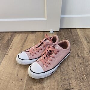 Converse Pink Canvas Womens Size 7 Sneakers
